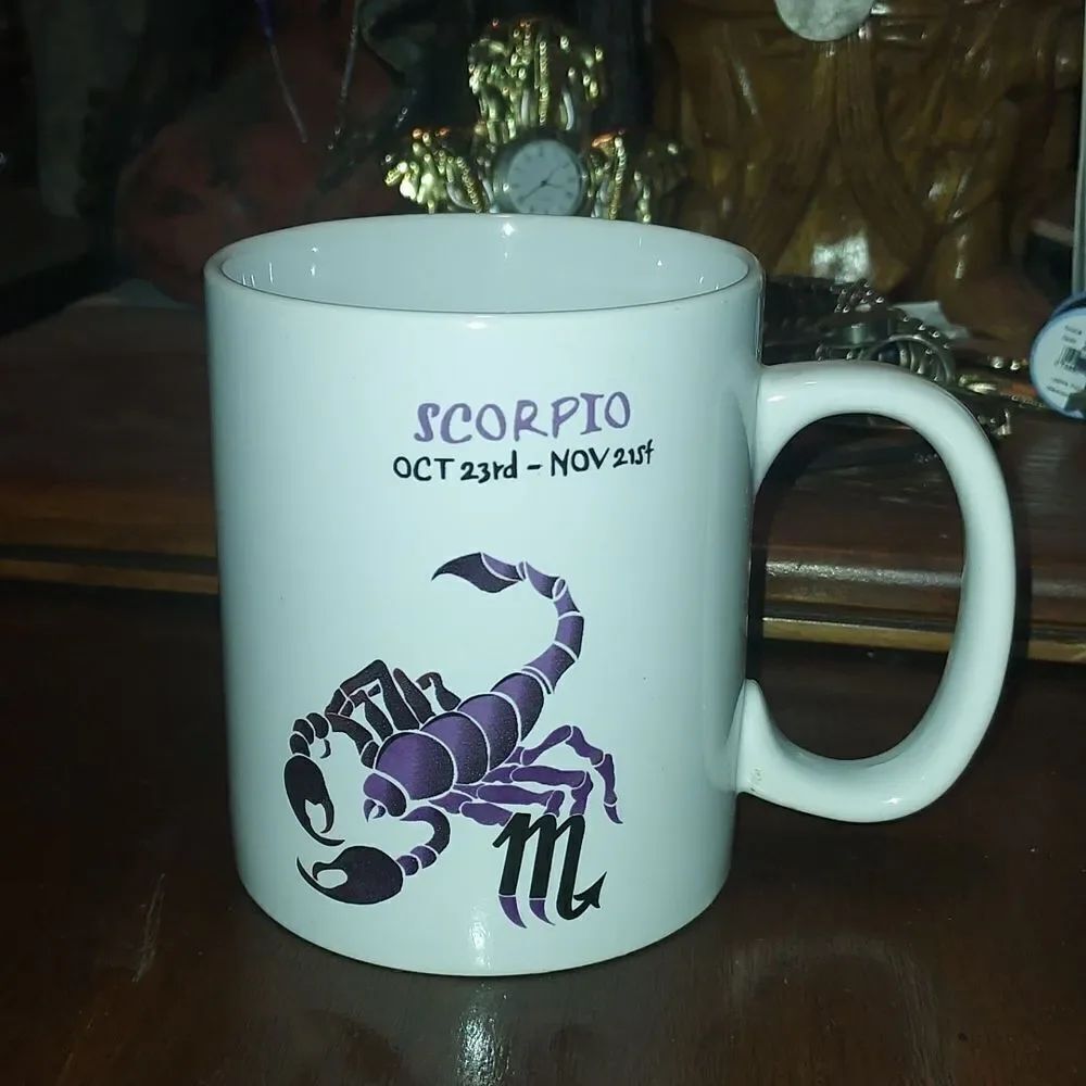 Large 16oz Scorpio Coffee Mug Cup